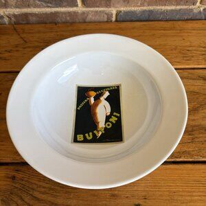 Pottery Barn pasta bowl Vintage Posters 9 5/8” Pastina Glutinata Buitoni